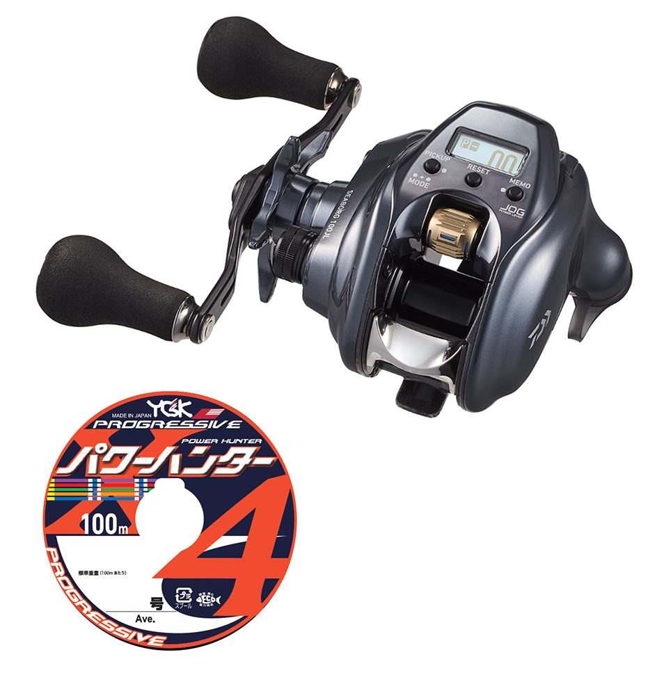 r*t様 新品 未使用 ダイワ 24シーボーグ100JL（左）PE1号300m 楽天市場】ダイワ 24シーボーグ 100JL / 電動 リール 左巻