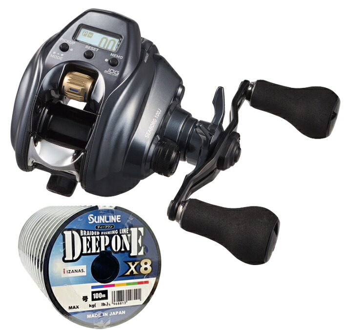 【新品未使用】ダイワ　24シーボーグ100JL（左）　PE1号300mセット品 DAIWA（釣り） ダイワ 24 シーボーグ 100J-L 左ハンドル (2024年