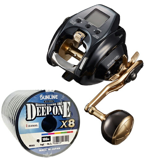 楽天市場】ダイワ 21 シーボーグ G300J (右巻) PEライン3号400m