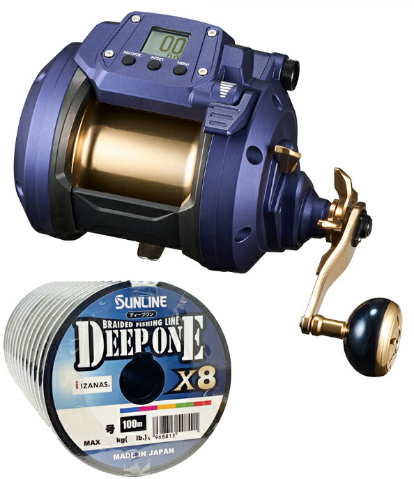 ダイワ シーパワー 800 PE生産ライン 8号600m (サンライン ディープワンPE X8) 電動木管に糸を巻いてお届けします！daiwa
