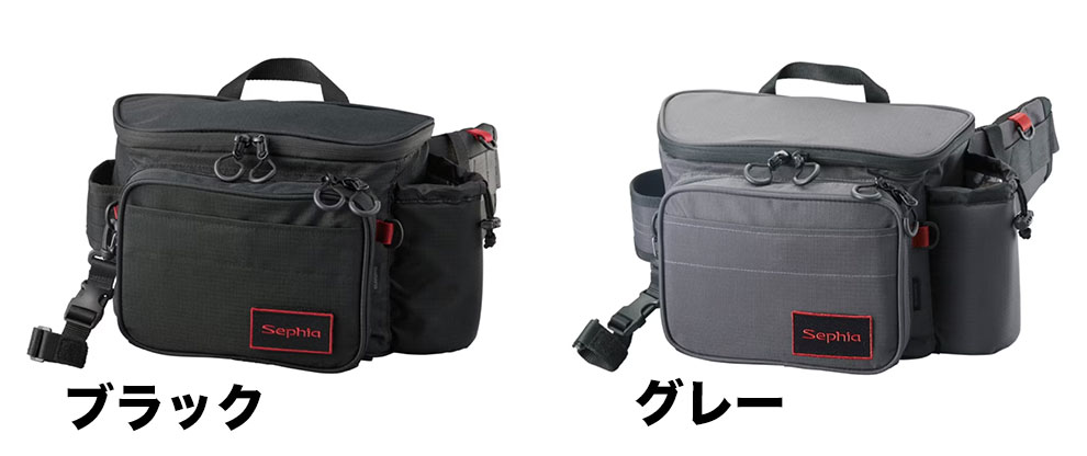 シマノ セフィア ランガンウエスト BW-222W Mサイズ(13×32×22cm) ブラック/グレー shimano|おさかな侍