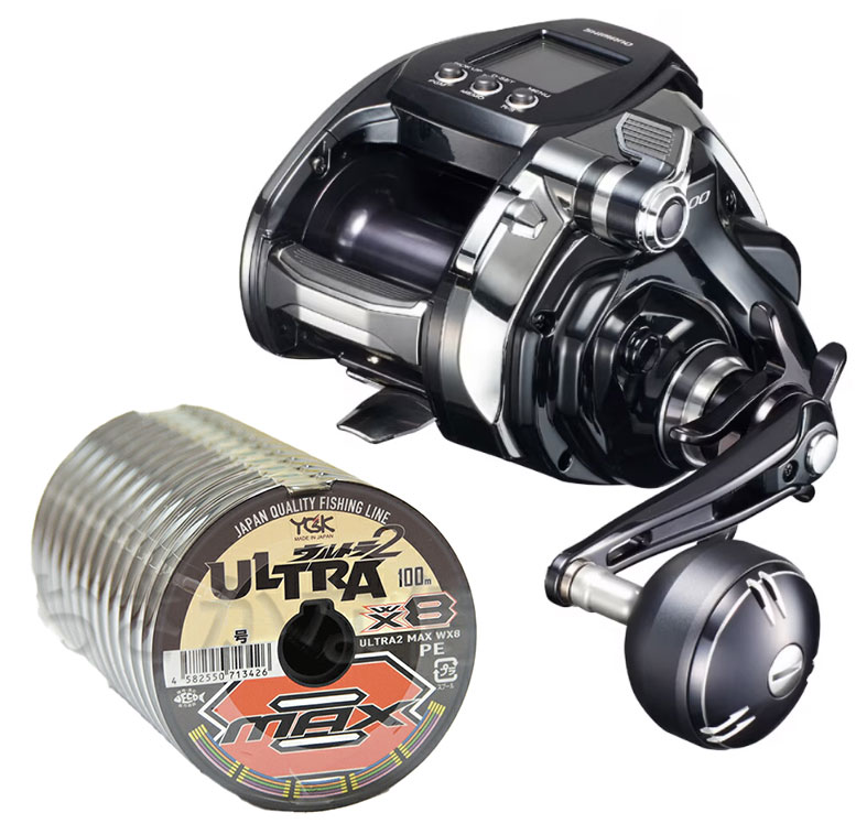 シマノ 20 ビーストマスター MD 3000 PE伝達ルート6号300m(Xブレイド ウルトラMAX WX8) 電動木管に糸を巻いてお届け shimano