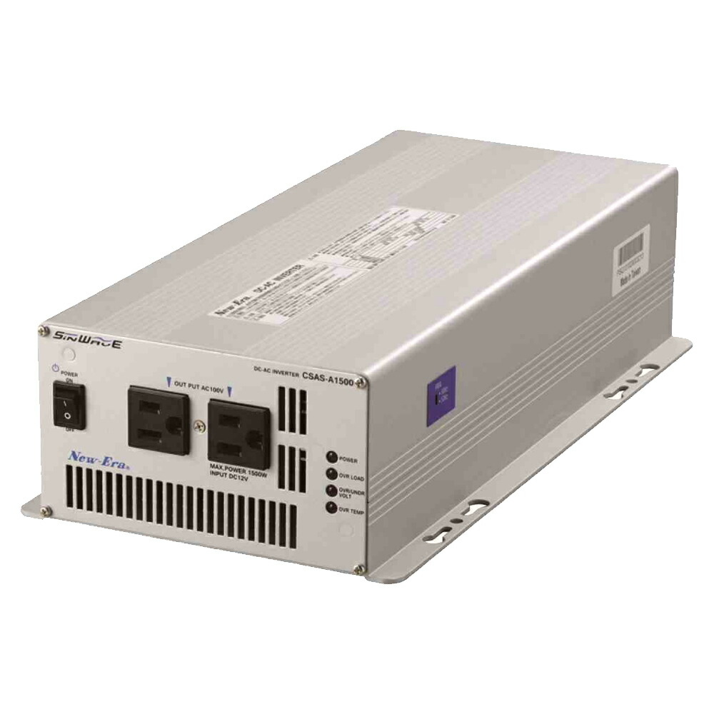 楽天市場】ニューエラー 正弦波タイプ 24V用DC-AC インバータ 1500W 