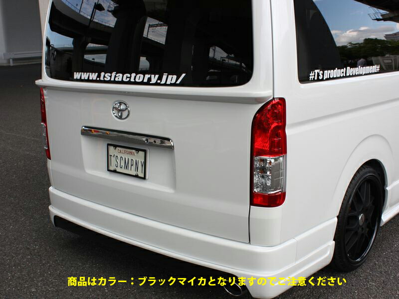 楽天市場】ハイエース 200 ワイド リアゲートスポイラー : Autostyle