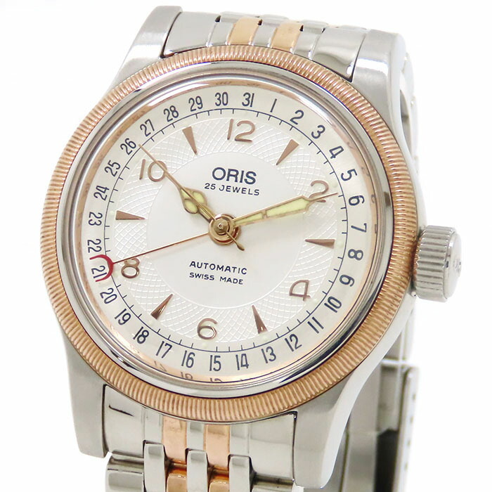 楽天市場】【中古】ORIS 7551 ビッグクラウン ポインターデイト