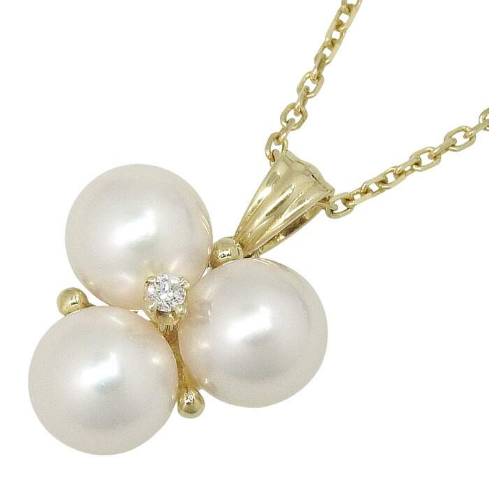 楽天市場】ミキモト MIKIMOTO K14YG パール ネックレス 44cm