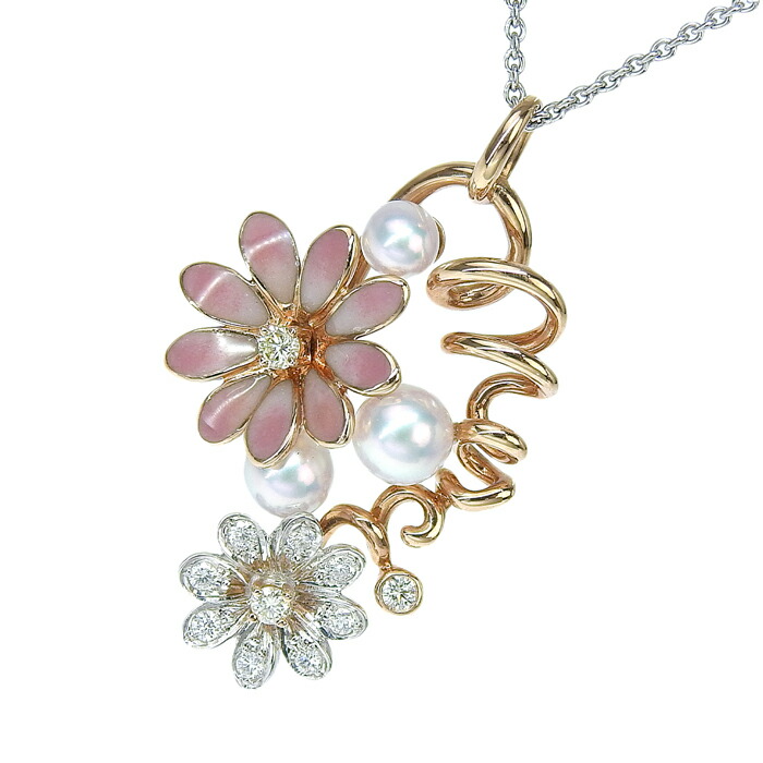 楽天市場】ミキモト MIKIMOTO K14YG パール ネックレス 44cm 宝石