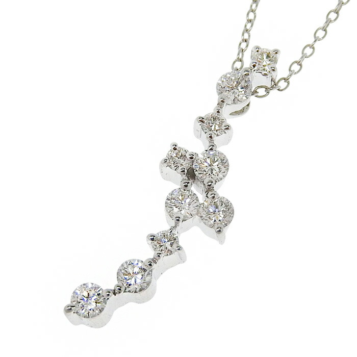 楽天市場】LA SOMA ラソマ デザイン ダイヤ ネックレス K18YG 750