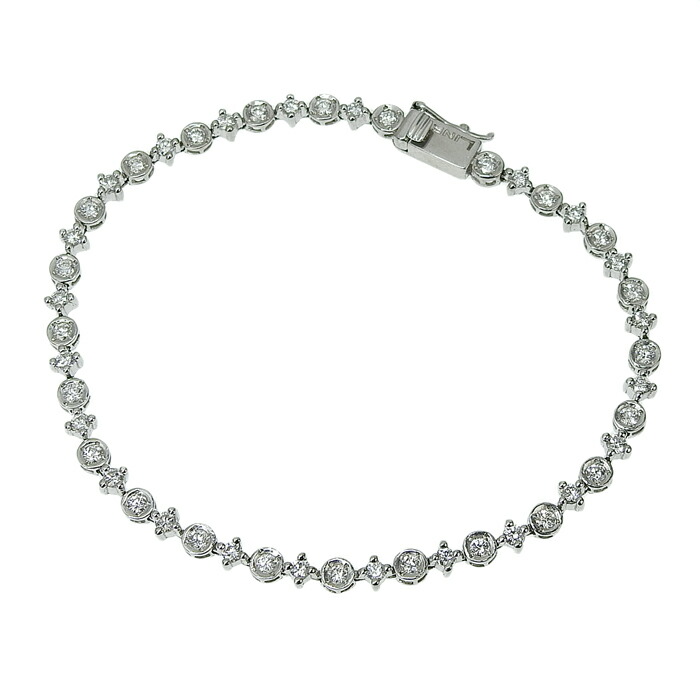 楽天市場】Zoccai ゾッカイ デザイン ダイヤ ブレスレット K18WG 750