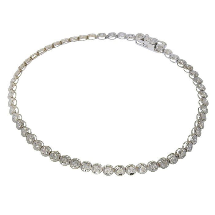 楽天市場】Zoccai ゾッカイ デザイン ダイヤ ブレスレット K18WG 750