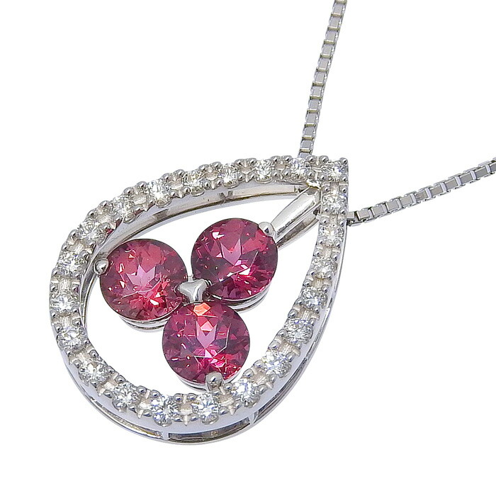 楽天市場】TASAKI タサキ 3P ダイヤ ネックレス K18WG 750