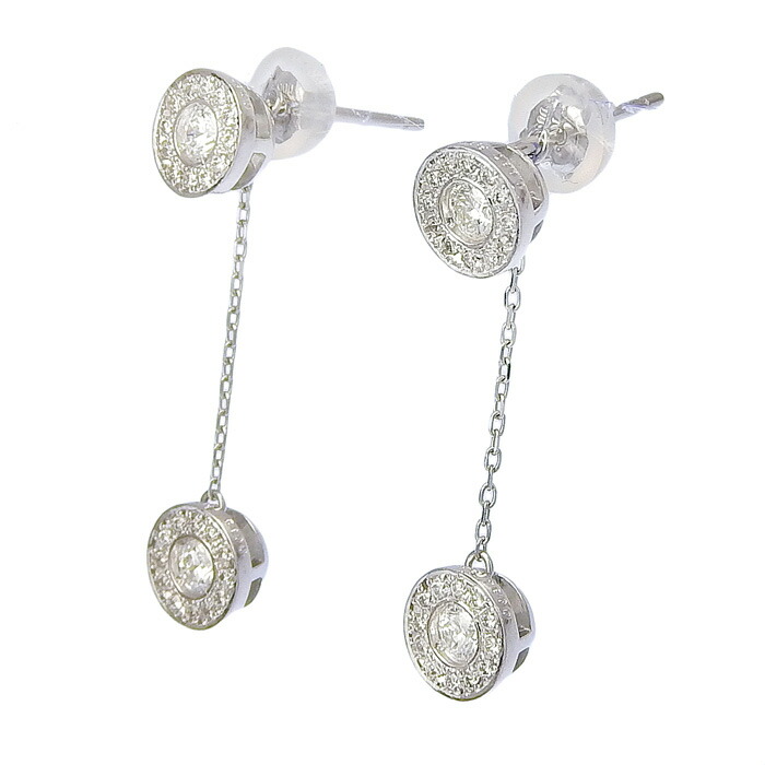 【美品】フォーエバーマーク　Forevermark ピアス　プラチナ FOREVERMARK フォーエバーマーク ダイヤモンド ピアス プラチナ