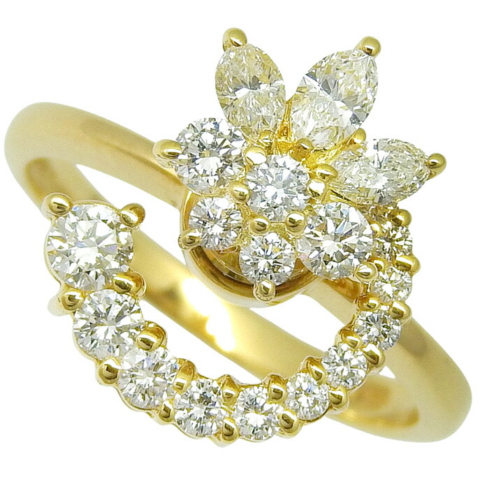 楽天市場】ウォルサム ダイヤモンド スウィング リング・指輪 K18