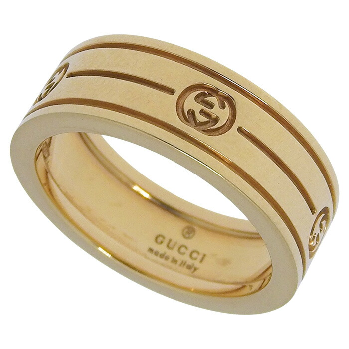 楽天市場】GUCCI グッチ チェーン リング K18YG 750 イエローゴールド