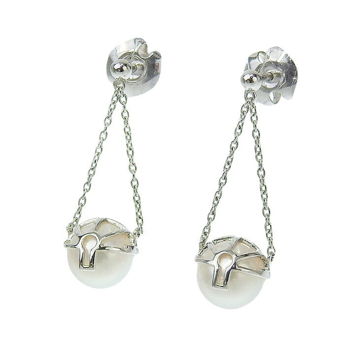 【ポイント15倍＆ 最大10万円割引クーポン数量限定 】TASAKI タサキ ア・シークレット ピアス K18WG 750 ホワイトゴールド パール 真珠 耳飾り アクセサリー レディース 送料無料 240101829943 ★