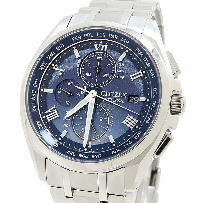 CITIZEN シチズン ATTESA アテッサ DEAR Collection Night Rainbow AT8240-66L H800-A1CDW06 世界限定1,700本 パープル文字盤 Ti チタン エコ・ドライブ 保証書付 腕時計 ソーラー メンズ 送料無料 241001025649