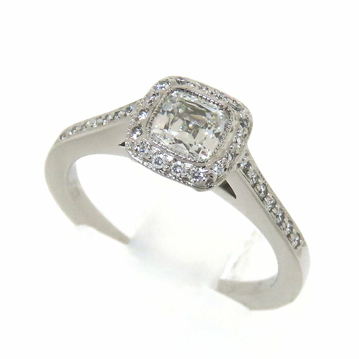 【ポイント20倍＆ 最大10万円割引クーポン 数量限定】TIFFANY & Co. ティファニー レガシー ダイヤ リング Pt950 プラチナ ダイヤモンド 0.45ct 7.5号 指輪 アクセサリー レディース 送料無料 240101792274 240,000円