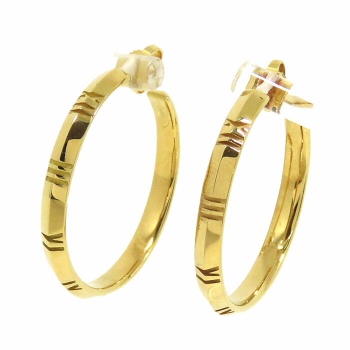 楽天市場】EYEFUNNY アイファニー フープ ダイヤ ピアス K18YG 750