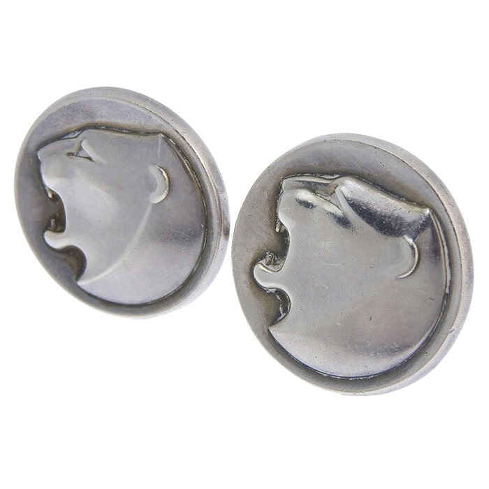 【ポイント20倍 最大10万円割引クーポン 数量限定】 GEORG JENSEN ジョージジェンセン タイガー モチーフ カフス 76 SV925 シルバー アクセサリー メンズ 送料無料 240101832057 ★｜大阪屋質店