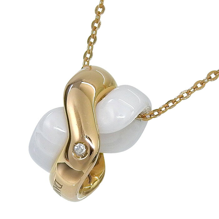 【ポイント20倍 最大10万円割引クーポン 数量限定】 DAMIANI ダミアーニ アブラッチョ ダイヤ ネックレス K18PG 750 ピンクゴールド CE セラミック ダイヤモンド 42cm アジャスター付 首飾り アクセサリー レディース 送料無料 241100095320 ★|大阪屋質店