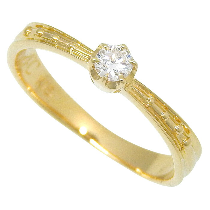 楽天市場】4℃ ヨンドシー フラワー モチーフ ダイヤ リング K18PG 750