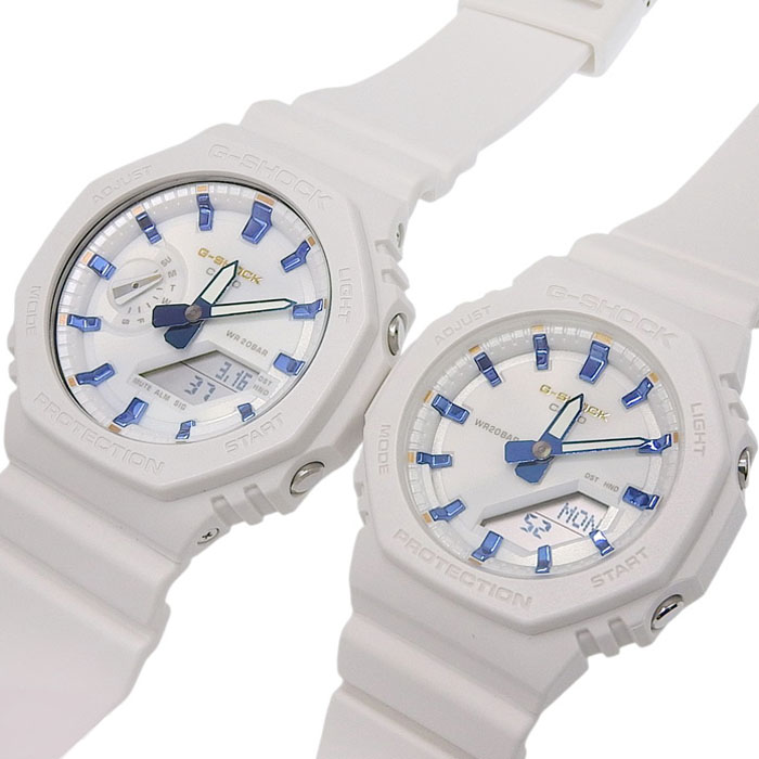 【ポイント20倍 最大10万円割引クーポン 数量限定】 CASIO カシオ Gショック Gプレゼンツ ラバーズコレクション 2025 GA-2100LN-7AV GMA-P2100LN-7AV ホワイト文字盤 樹脂 53.5g 40.5g 腕時計 クォーツ レディース メンズ 送料無料 241001030511 ★|大阪屋質店