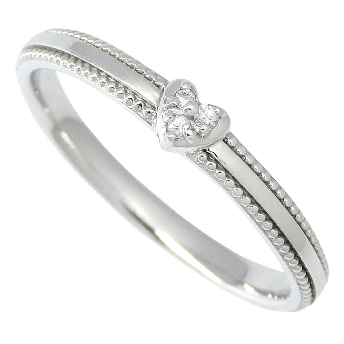 【最大10万円割引クーポン数量限定 】 Samantha Tiara サマンサティアラ ハート モチーフ ダイヤ リング K18WG 750 ホワイトゴールド ダイヤモンド 11号 指輪 1.9g アクセサリー レディース 送料無料 241100106688 ★