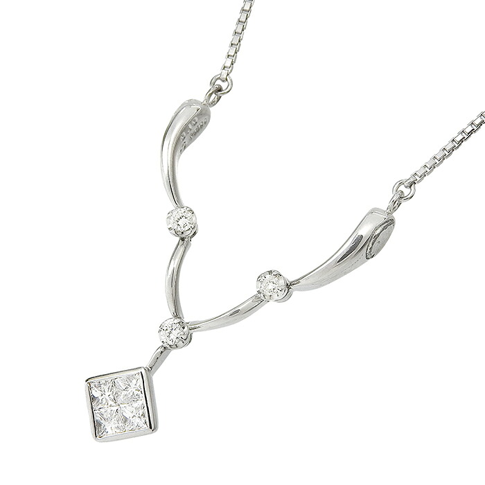 【ポイント15倍 最大10万円割引クーポン 数量限定】 TASAKI タサキ デザイン ダイヤ ネックレス Pt900 Pt850 プラチナ ダイヤモンド 0.10ct 0.40ct 38.5cm アジャスター付 首飾り 9.3g アクセサリー レディース 送料無料 241100105087 ★|大阪屋質店