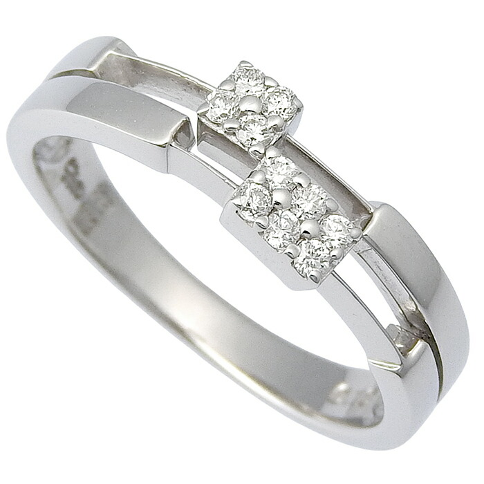 【最大10万円割引クーポン 数量限定】 STAR JEWERLY スタージュエリー デザイン ダイヤ リング K18WG 750 ホワイトゴールド ダイヤモンド 0.10ct 11号 指輪 4.0g アクセサリー レディース 送料無料 241100108325 ★|大阪屋質店