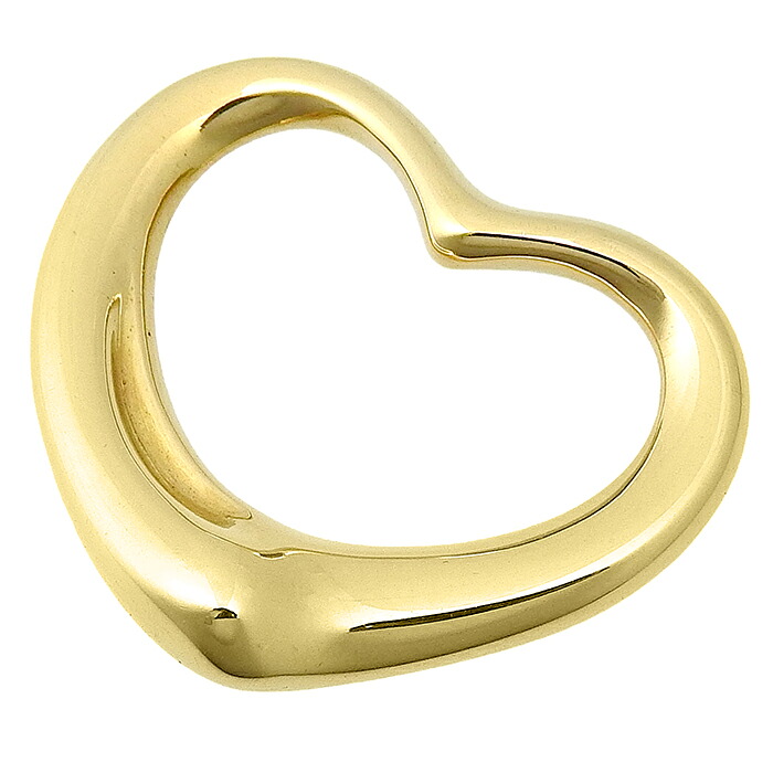 TIFFANY & Co. ティファニー オープンハート ペンダントトップ K18YG 750 イエローゴールド チャーム 7.8g アクセサリー レディース 送料無料 240101870965 ★｜大阪屋質店