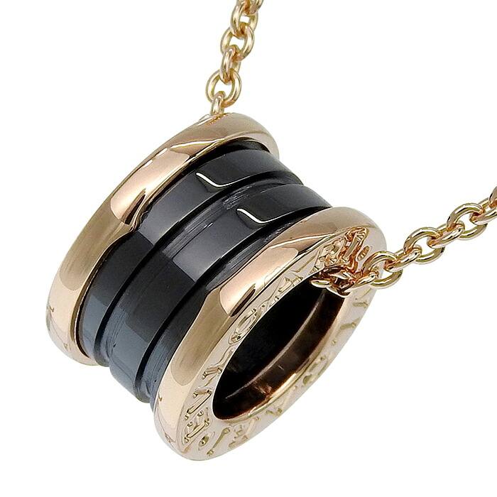 BVLGARI ブルガリ B-zero1 ネックレス K18PG 750 ピンクゴールド 40cm ビーゼロワン アジャスター付 首飾り 12.8g アクセサリー レディース 送料無料 【仕上済】 241001033889 ★｜大阪屋質店
