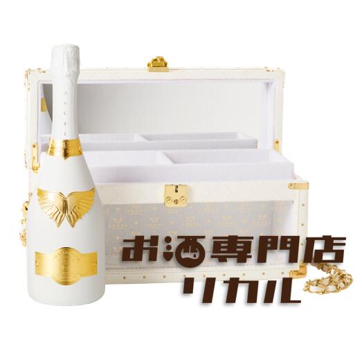 エンジェル　レッド　ホワイト　ホリデーエディション　限定　空箱　空瓶　ファー ANGEL CHAMPAGNE NV Brut Rose White Holiday Edition Red