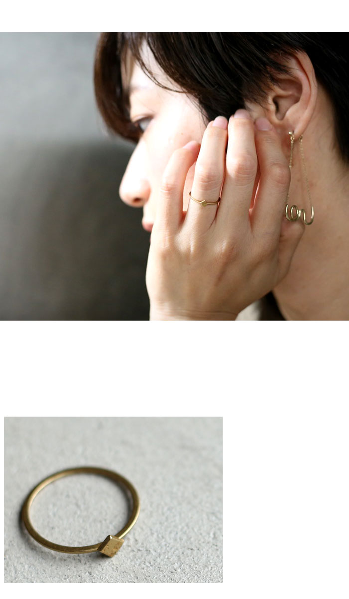 楽天市場 メール便送料無料 リング 指輪 真鍮 アクセサリー シンプル レディース 存在感 お洒落 ギフト アンティカフェ メール便可 Antiqcafe アンティカフェ