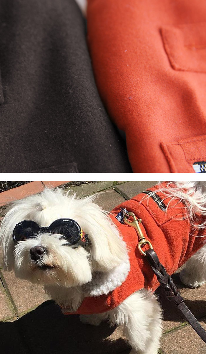 Canine Styles Nyc 正規品 犬服 ドッグウエア コート ボアコート ボア ウール ブラウン オレンジ 犬の服 愛犬 ペット服 ペットウエア ペット用品 小型犬 中型犬 室内 散歩 冬 防寒 あったか かわいい おしゃれ お祝い プレゼント アンティカフェ メール便不可