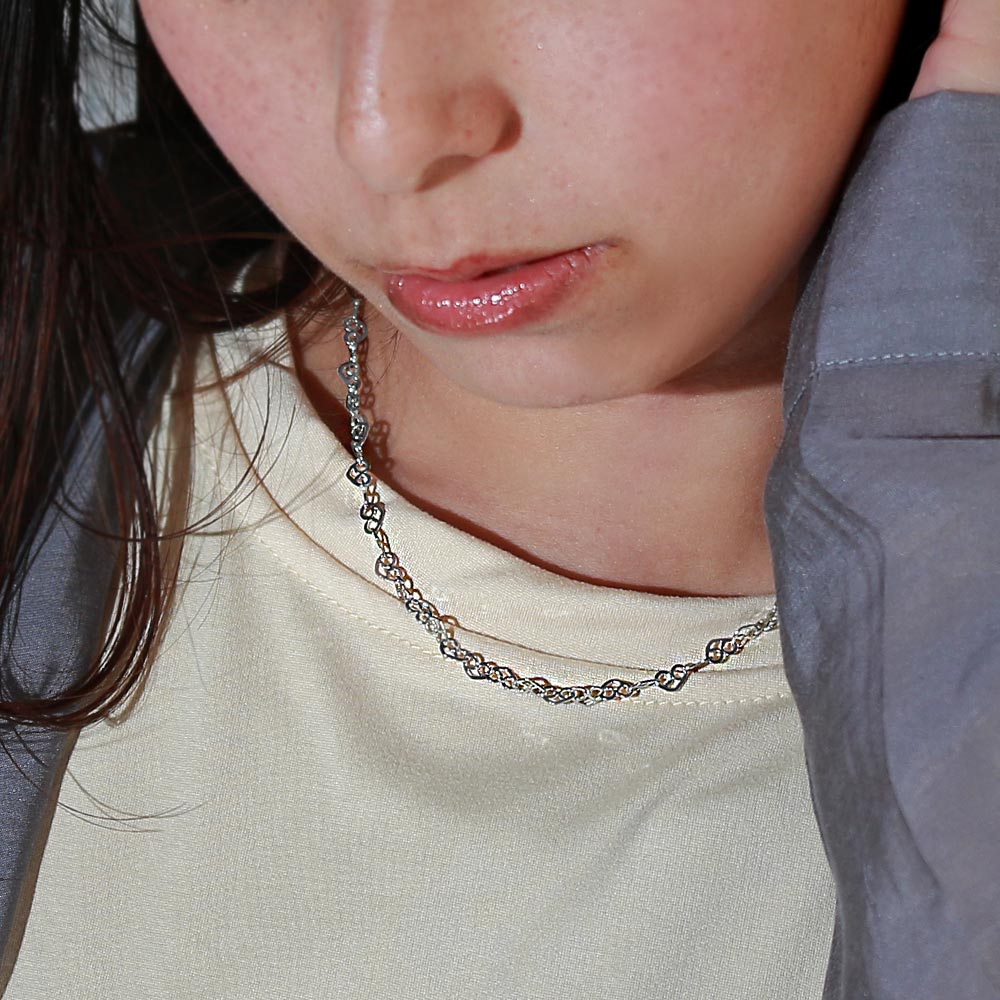 21新商品 ネックレス ニッケルフリー メタル ハート チェーン チョーカー アクセサリー 金属アレルギー レディース 女性 大人 プレゼント ギフト 結婚式 誕生日 おしゃれ オシャレ かわいい 可愛い シンプル 代 30代 40代 50代 Candbeauty Com