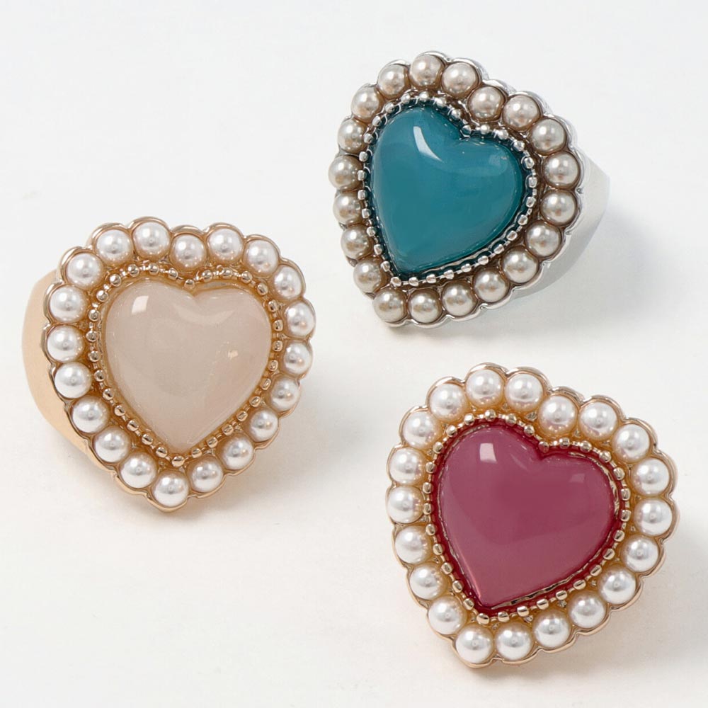 63 Off リング メタル フレーム パール カラー ハート 12号 指輪 アクセサリー レディース 女性 大人 プレゼント ギフト 結婚式 誕生日 おしゃれ オシャレ かわいい 可愛い シンプル Chandigarhdaily Com
