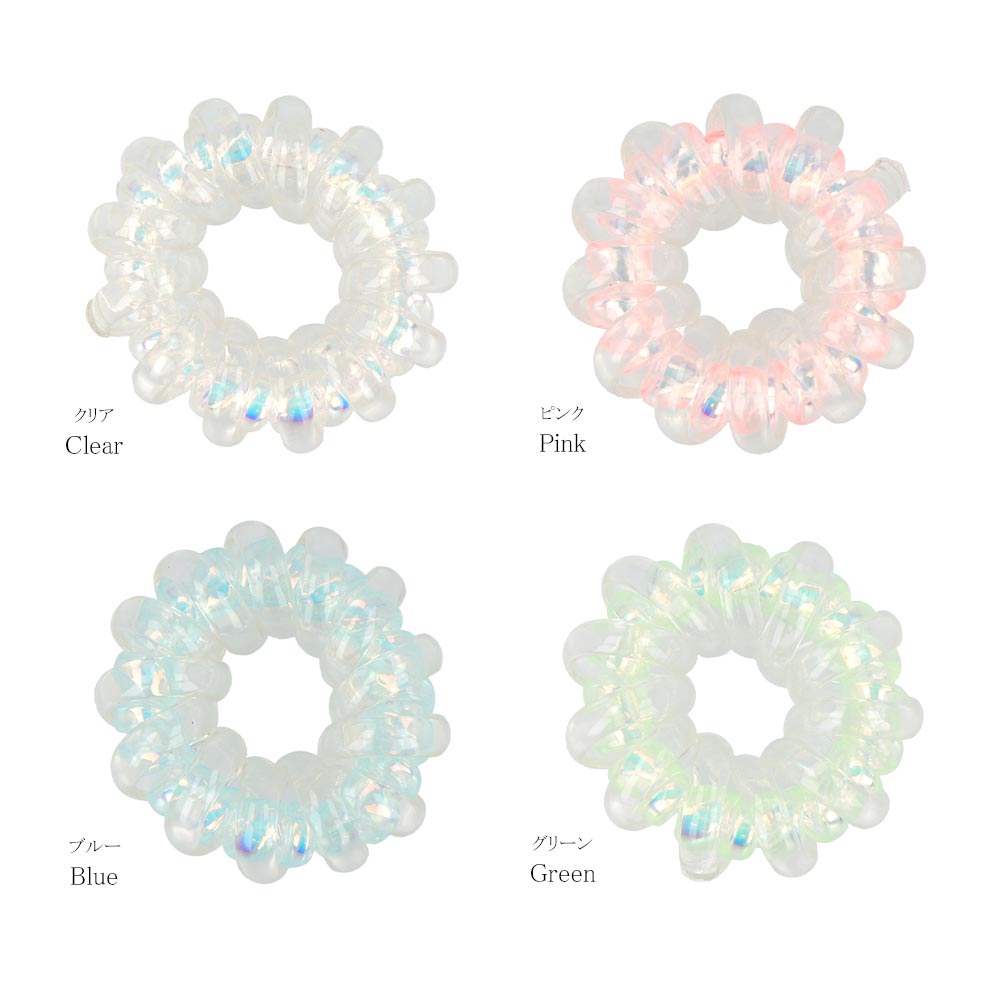 12周年記念イベントが ヘアゴム スプリングゴム クリアｘオーロラカラー 2重 シンプル ヘアポニー ヘアアクセサリー ヘアアクセ レディース 女性 大人っぽい プレゼント ギフト 結婚式 カジュアル おしゃれ オシャレ かわいい 可愛い Ebrarmedya Com