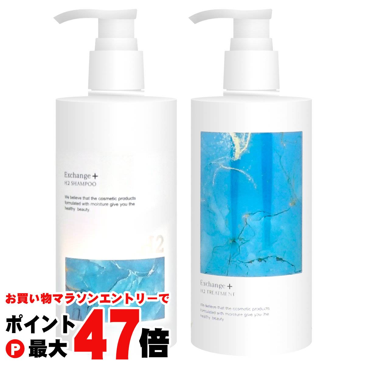 ストリエクスチェンジ プラス H2 シャンプー＆トリートメントセット1000ml stri800704x800711_.jpg