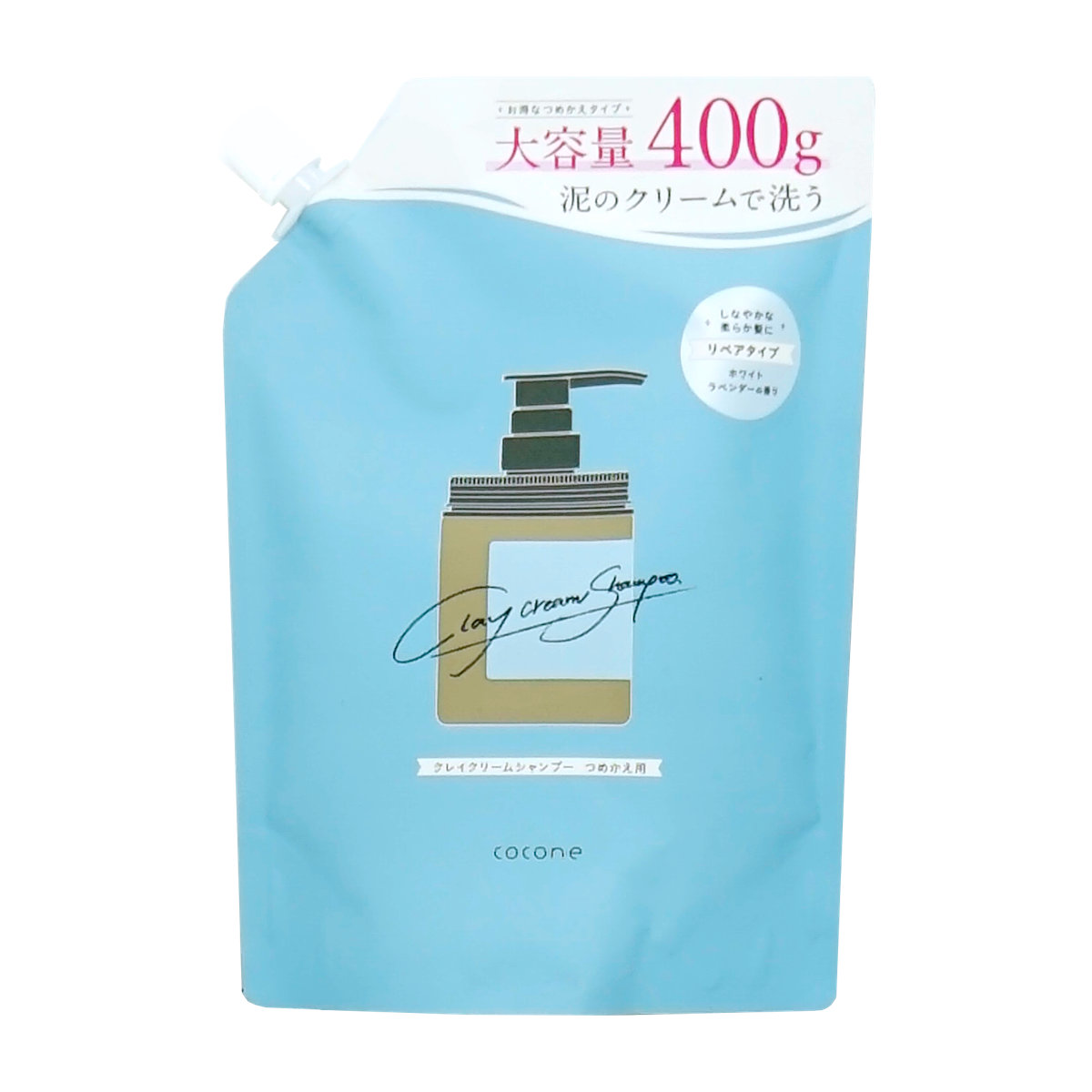 楽天市場】ココネ クレイクリームシャンプーリペア替400g