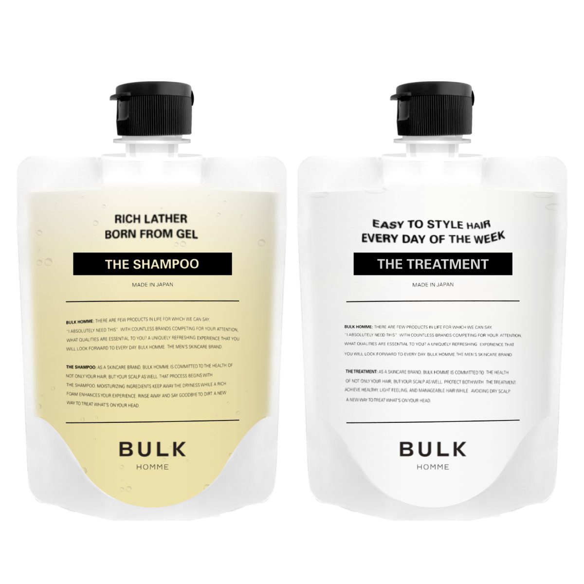 楽天市場 クーポン配布中 箱つぶれ セット Bulk Homme バルクオム The Shampoo ザ シャンプー 0g The Treatment ザ トリートメント 180g あす楽対応 関東 宅配便送料無料 Set1 おしゃれcafe楽天市場店