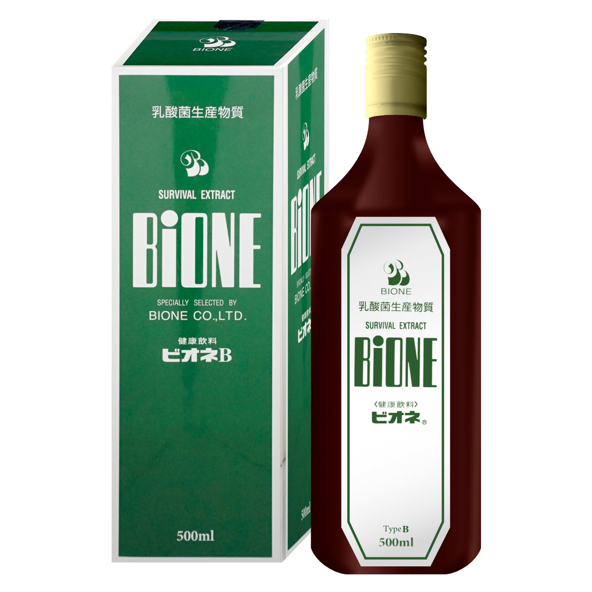 マーケット 乳酸菌生産物質 ビオネB 500ml bione バイオジェニックス 6047862 fucoa.cl