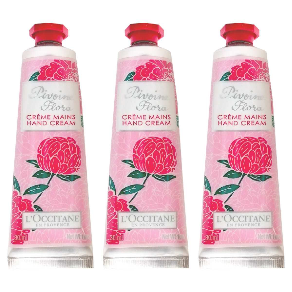 3本セット ロクシタン ピオニーフェアリーハンドクリーム 30ml ハンドケア