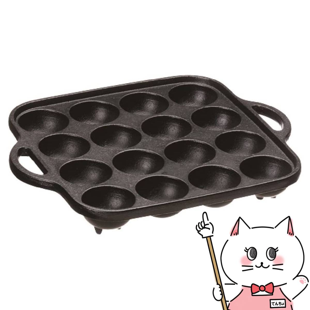 楽天市場】イシガキ産業 鉄鋳物 たこ焼き16穴 ガス火対応