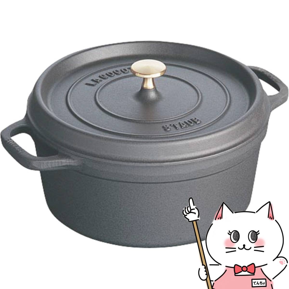 楽天市場】ストウブ ワナベ Lサイズ Staub 40501-010 Wa-NABE 20cm