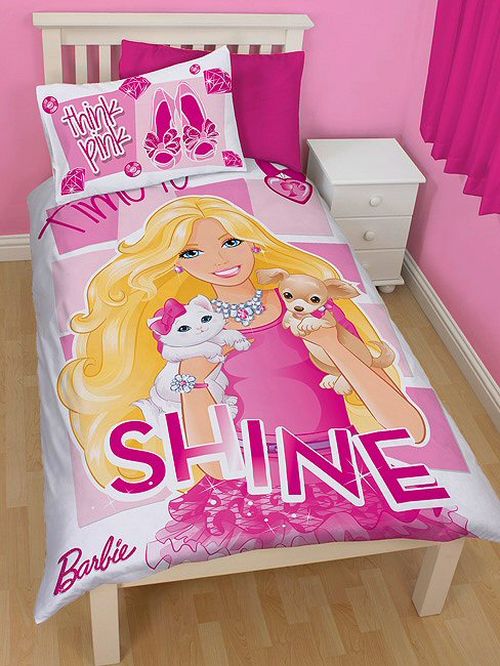 barbie bed comforter