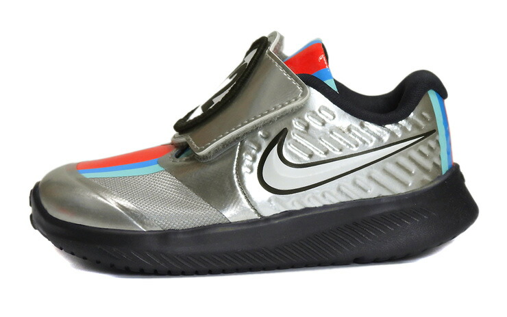 箱アウトレット Nike Star Runnner2 Auto Tdv ベビー キッズ用シューズ 12 13 14 15 16 ナイキ スターランナー2オート スニーカー Cq4223 001 ベビー トドラー 子ども 子供 男児 女児 幼児 運動靴 ベルクロ マジックテープ 靴 くつ シルバー 銀色