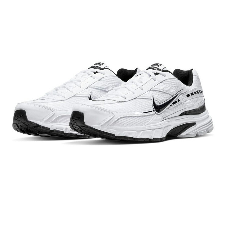 NIKE INITIATOR ローカット スニーカー シューズ メンズ 26 26.5 27 27.5 28 394055 100 ナイキ イニシエーター 男性 紳士 ランニング ジョギング 白 黒 ホワイトブラック WHITE/BLACK 【箱アウトレット】