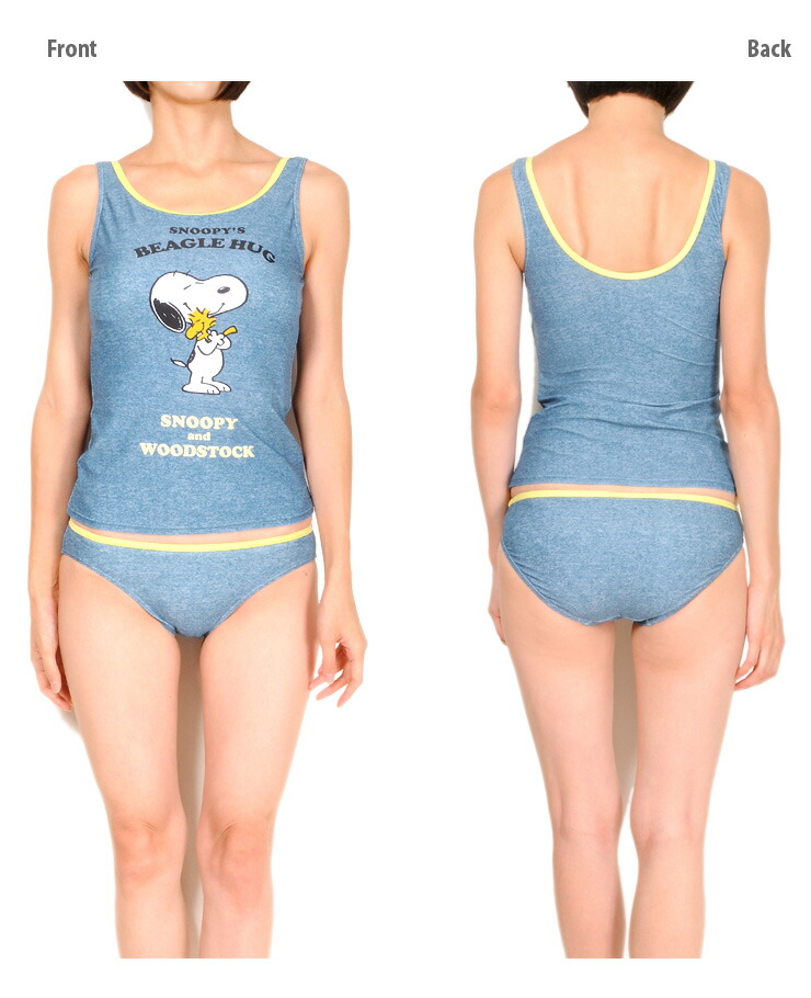 Snoopy スヌーピー レディースタンキニ水着3点セット 5s 7s 9m 11l 225 301 女性 ウッドストック タンクトップ ショートパンツ 短パン キャラクター Nv Rd ネイビー レッド 小さいサイズあり Crunchusers Com