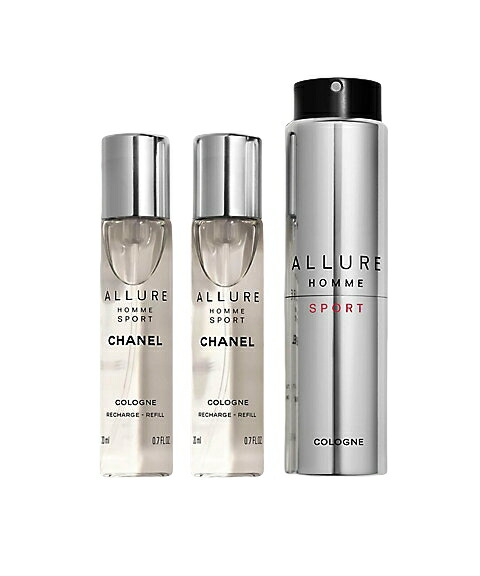 CHANEL シャネル アリュール オム 運動競技 コローニュ 旅行 スプレイ 20mL×3／化粧水