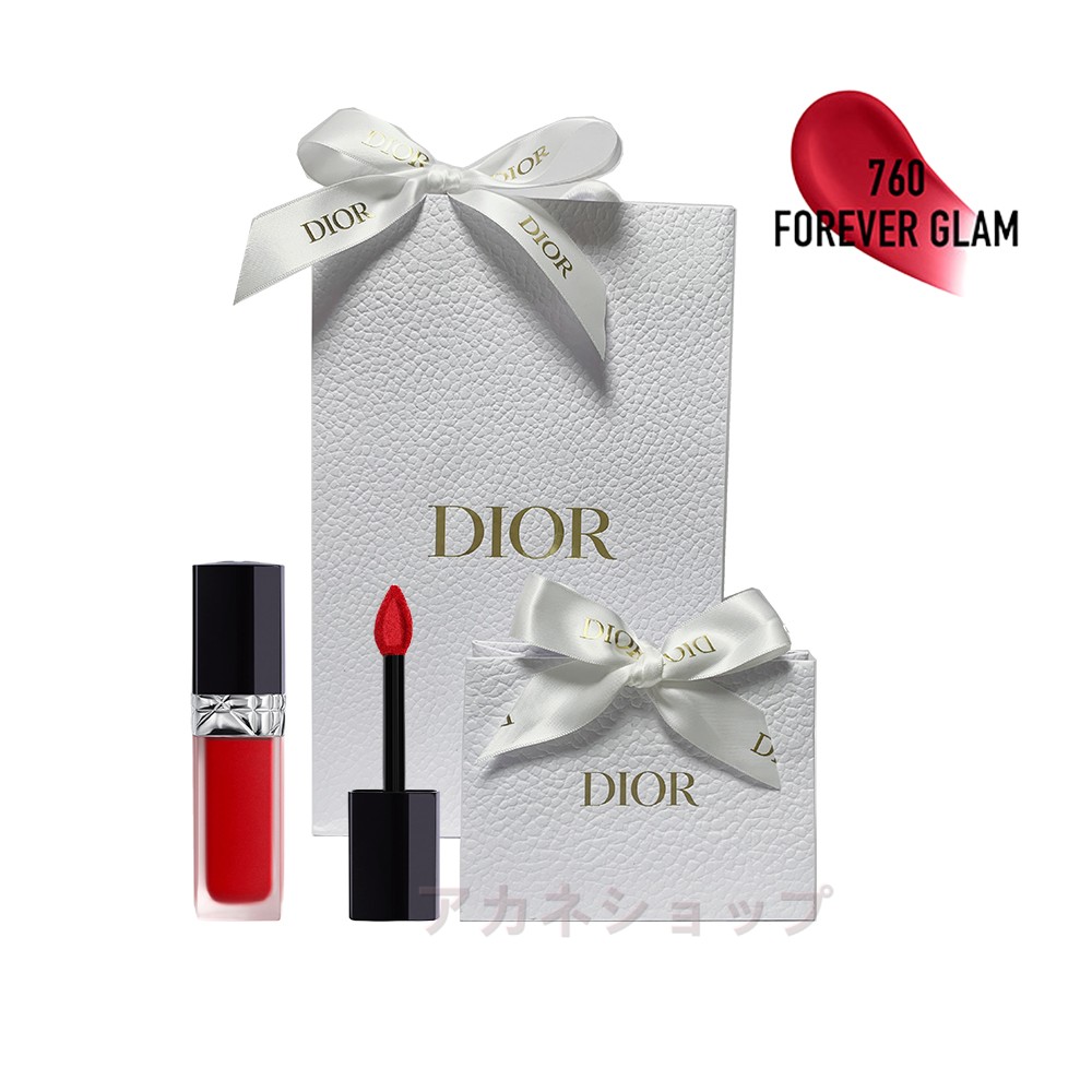 クリスチャンディオール DIOR ルージュディオールフォーエヴァーリキッド #760 フォーエヴァー グラム (ラッピング 済ショッパー付)